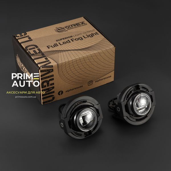 Противотуманные фары DoubleTap LED Jeep Grand Cherokee 2014-2019 AlphaRex 210006 210006__. фото