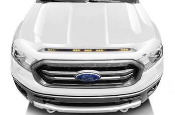 Дефлектор капоту Aeroskin білий Ford Ranger USA 2021 - 2023 AVS 753166-Z1 753166-Z1 фото