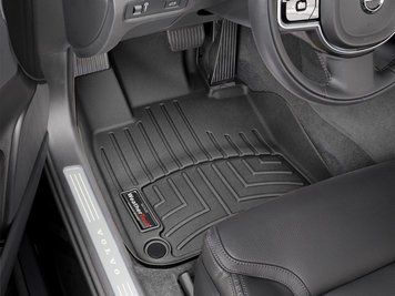 Килими автомобільні 3D Лайнери передні Volvo S90 2017 - 2024 чорний WeatherTech 4410181 4410181. фото
