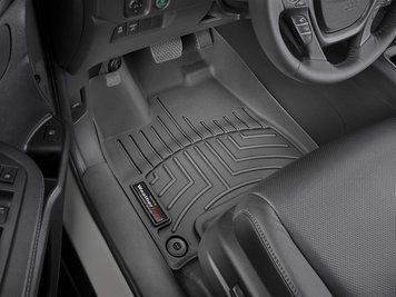 Килими автомобільні 3D Лайнери передні Honda Ridgeline 2017 - 2025 чорний WeatherTech 449711 449711 фото