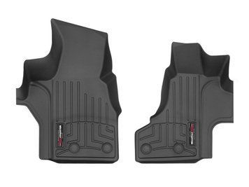 Килими автомобільні 3D Лайнери передні Ford Econoline 2003 - 2025 чорний WeatherTech 4414111V 4414111V фото