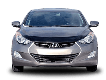 Дефлектор капоту Hyundai Elantra 2011-2016 гладкий FormFit RFG021 RFG021 фото