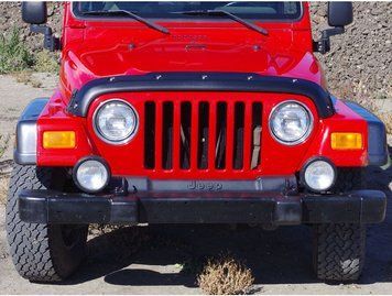 Дефлектор капота Tough Guard Jeep Wrangler TJ 1996-2006 гладкий FormFit TS7W96 TS7W96 фото