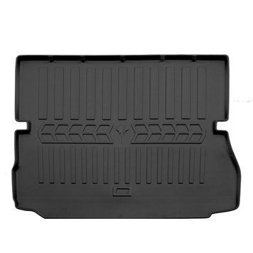Килим в багажник з бортиком Renault Grand Scenic 5 з 7 місць 2009-2016 чорний 6018121 6018121 фото
