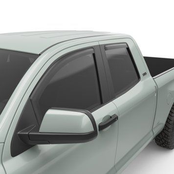 Дефлектори вікон к-т 4 шт вставні Ford F-350 2015 - 2025 темні матові Crew Cab EGR 573495 573495.. фото