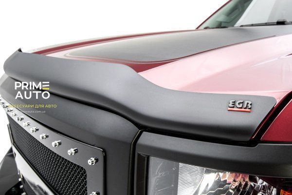 Дефлектор капоту Chevrolet Silverado 1500 2016 - 2018 темний матовий EGR 301675 301675 фото