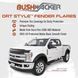 Расширители арок комплект 4 шт Chevrolet Silverado 2500/3500 HD 2020-2025 DRT-style черный Bushwacker 40989-02 40989-02 фото 3
