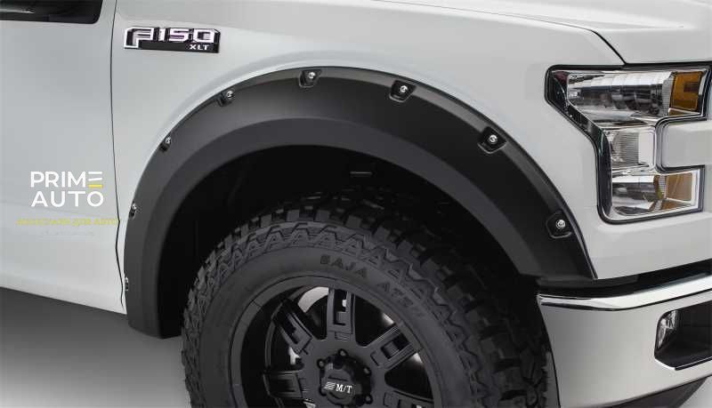 Розширювачі арок передні 2 шт Ford F-150 2015-2017 Pocket-style чорний Bushwacker 20091-02 20091-02 фото