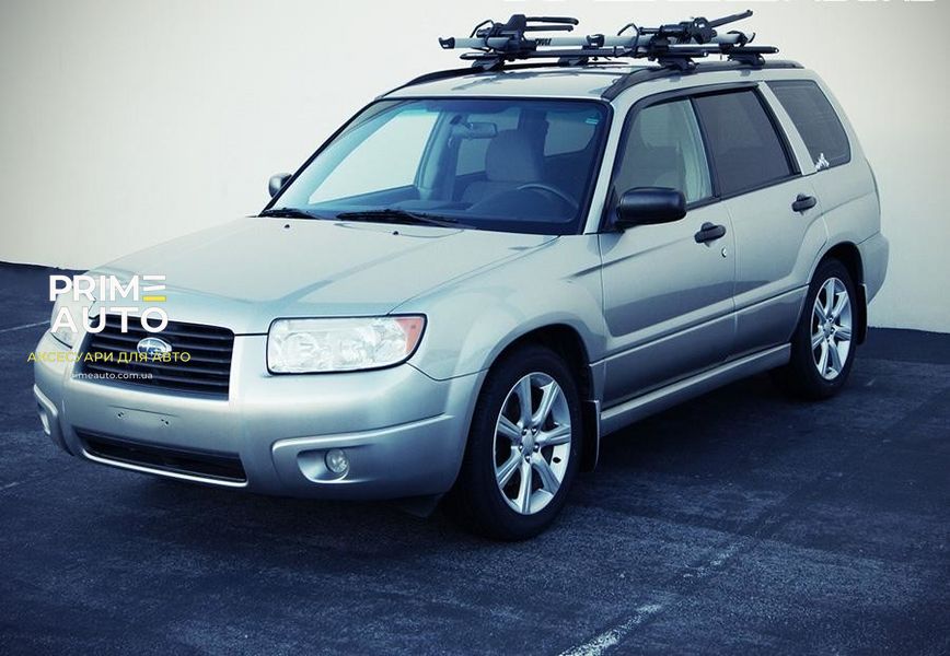 Дефлектори вікон, к-т 4 шт, Premium серія Subaru Forester 2003 - 2008 Wellvisors 3-847SU001 3-847SU001 фото