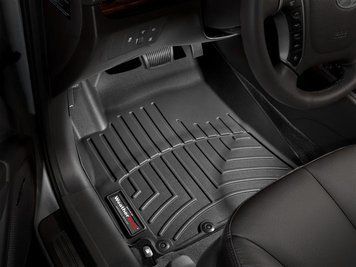 Килими автомобільні 3D Лайнери передні Hyundai Santa Fe 2010 - 2012 чорний WeatherTech 442981 442981 фото