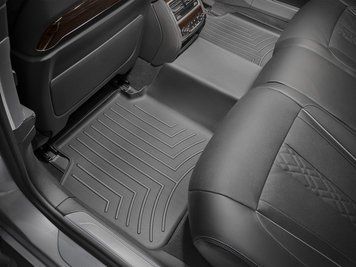 Килими автомобільні 3D Лайнери 2й ряд Audi A1 2019 - 2025 EUR чорний WeatherTech 4412892 4412892_ фото