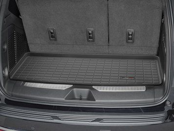 Коврик в багажник GMC Yukon 2021 - 2025 черный WeatherTech 401384 401384._ фото