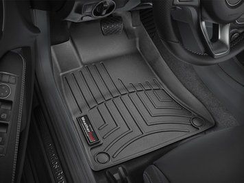 Килими автомобільні 3D Лайнери передні Mercedes-Benz GLA-Class 2015 - 2020 чорний WeatherTech 445151 445151.. фото