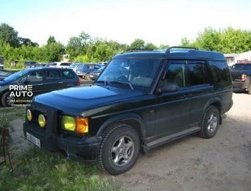 Дефлектори вікон клеючі Стандарт передні 2шт Land Rover Discovery 1999 - 2004 чорний Cobra Tuning L10598 L10598 фото