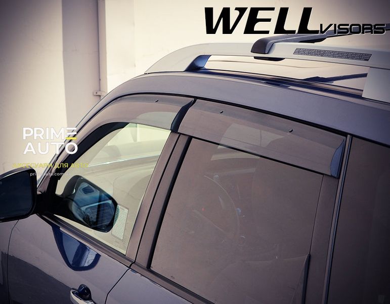 Дефлектори вікон, к-т 4 шт, Premium серія Subaru Forester 2009 - 2013 Wellvisors 3-847SU002 3-847SU002 фото