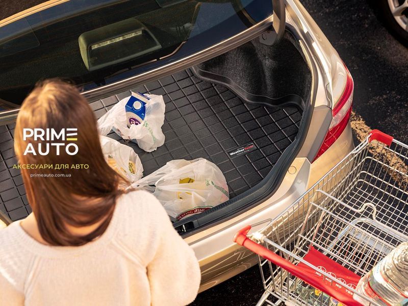 Килим в багажник Ford Transit Connect 2014 - 2023 чорний WeatherTech 40682 40682 фото