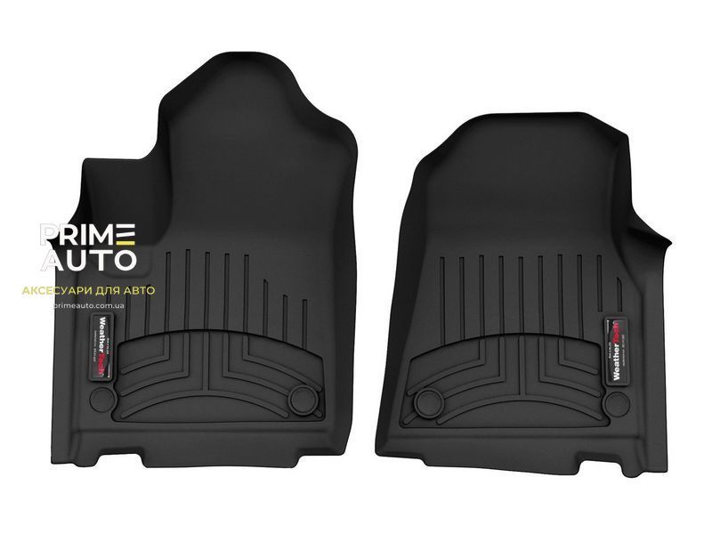 Килими автомобільні 3D Лайнери передні Jeep Grand Wagoneer 2022 + чорний WeatherTech 4417041 4417041. фото