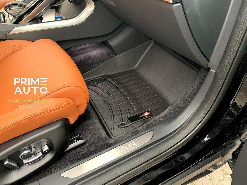 Коврики автомобильные 3D Лайнеры передние Jaguar I-Pace 2019 + WeatherTech 4415131 4415131 фото