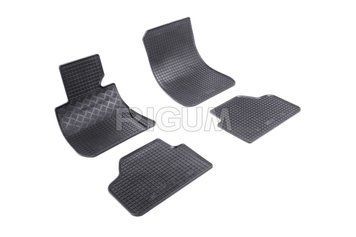 Килимки гумові автомобільні 4 шт чорні BMW X1 2009-2014 Rigum 900231 900231 фото