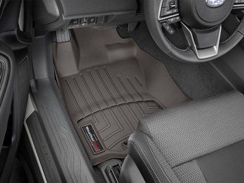 Коврики автомобильные 3D Лайнеры передние Subaru Legacy 2020 + какао WeatherTech 4715831 4715831. фото