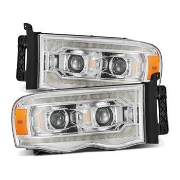 Передні фари RAM/Dodge Ram 1500 Classic 2002-2005 PRO серія хром AlphaRex 880571 880571 фото