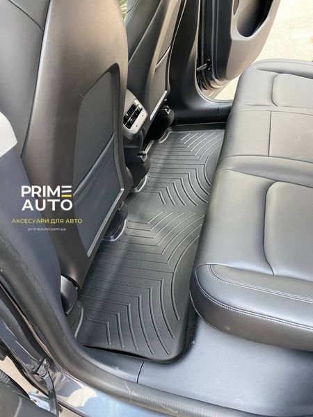 Килими автомобільні 3D Лайнери передні Tesla Model Y 2020 чорний WeatherTech 4415971 4415971 фото