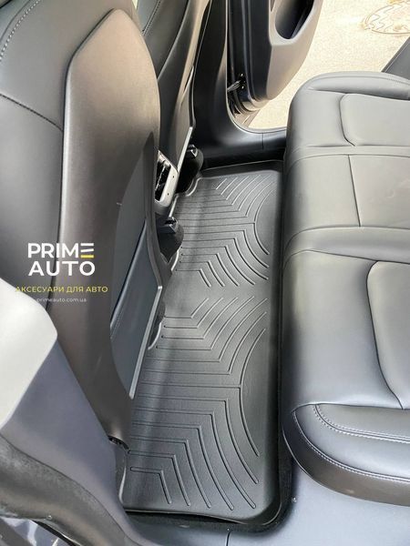 Килими автомобільні 3D Лайнери передні Tesla Model Y 2020 чорний WeatherTech 4415971 4415971 фото