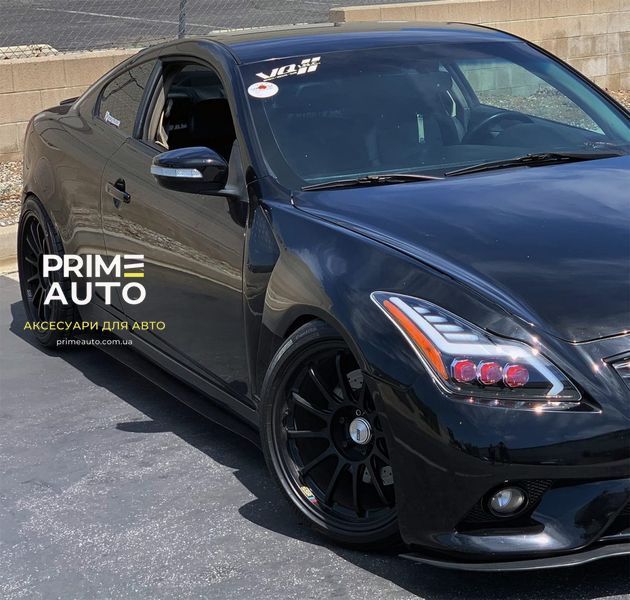 Передние фары Infiniti G37 2008-2013 LED NOVA серия хром AlphaRex 881990 881990 фото