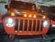 Дефлектор капота клеющий Aeroskin со светодиодной лентой черный матовый Jeep Wrangler JL 2018 - 2025 AVS 753156 753156 фото 3