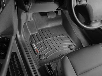 Килими автомобільні 3D Лайнери передні Volvo C30 2007 - 2013 чорний WeatherTech 442791 442791 фото