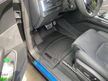 Коврики автомобильные 3D Лайнеры передние Audi Q7 2015 - 2025 черный WeatherTech 448871 448871 фото