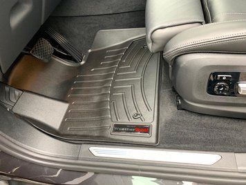 Коврики автомобильные 3D Лайнеры передние BMW XM 2020 + черный WeatherTech 4415071 4415071... фото