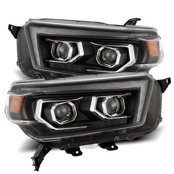 Передні фари Toyota 4Runner 2010-2013 LED LUXX серія чорні AlphaRex 880757 880757 фото