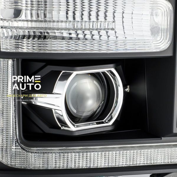 Передние фары LED Ford Super Duty 2011-2016 LED LUXX серия черные AlphaRex 880146 880146 фото