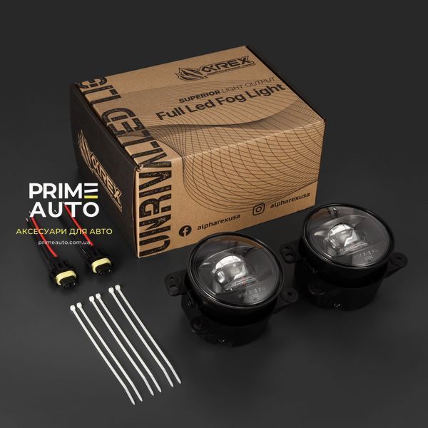 Противотуманні фари DoubleTap LED Jeep Compass 2007-2010 AlphaRex 210004 210004_._ фото