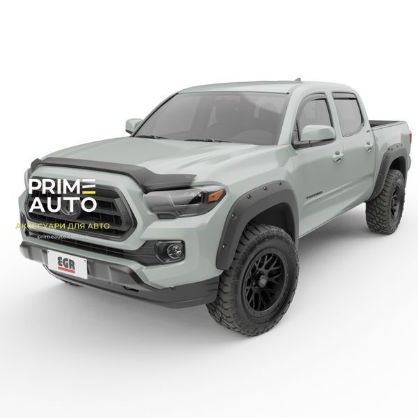Дефлектор капоту Toyota Tacoma 2016 - 2023 темний матовий EGR 305085 305085 фото