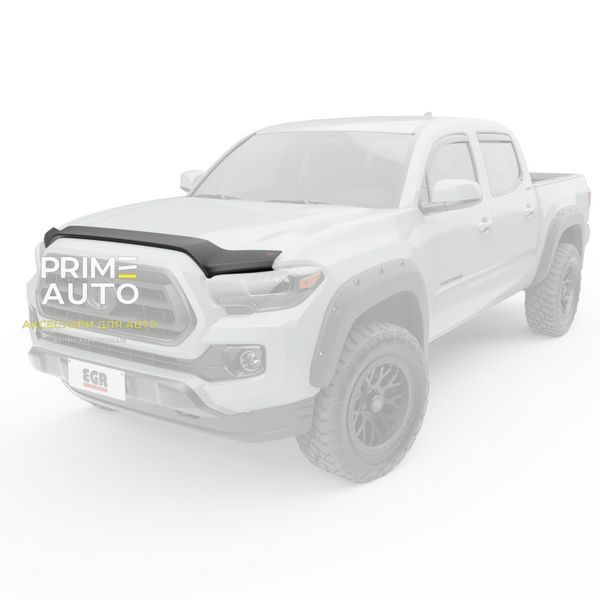 Дефлектор капоту Toyota Tacoma 2016 - 2023 темний матовий EGR 305085 305085 фото