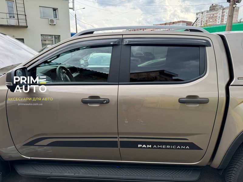 Дефлектори вікон передні+задні к-т 4шт темні Volkswagen Amarok 2023 + EGR 92431042B 92431042B. фото