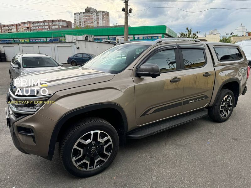 Дефлектори вікон передні+задні к-т 4шт темні Volkswagen Amarok 2023 + EGR 92431042B 92431042B. фото