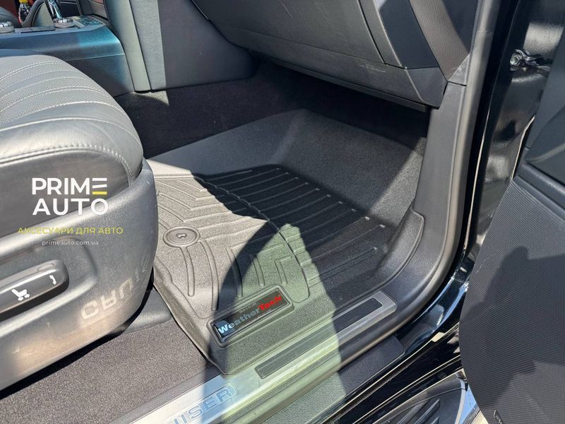 3D Лайнери (килими) для автомобіля Toyota Land Cruiser 200 2013 - 2021 чорний WeatherTech 444231 444231 фото