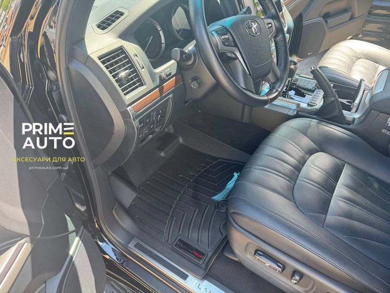 3D Лайнери (килими) для автомобіля Toyota Land Cruiser 200 2013 - 2021 чорний WeatherTech 444231 444231 фото