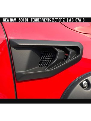 Накладки на крила Dodge RAM 1500 new 2019-2023 чорний AIR DESIGN CH07A18 CH07A18 фото