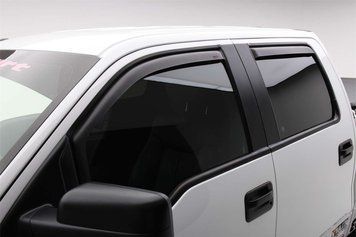 Дефлектори вікон к-т 4 шт вставні Ford F-150 2009 - 2014 темні матові Crew Cab EGR 573395 573395 фото