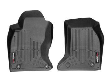 Коврики автомобильные 3D Лайнеры передние Audi A6 2002 - 2003 черный WeatherTech 4411821 4411821 фото