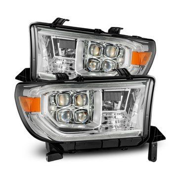 Передні фари Toyota Sequoia 2008 - 2017 LED NOVA серія хром AlphaRex 880819 880819. фото