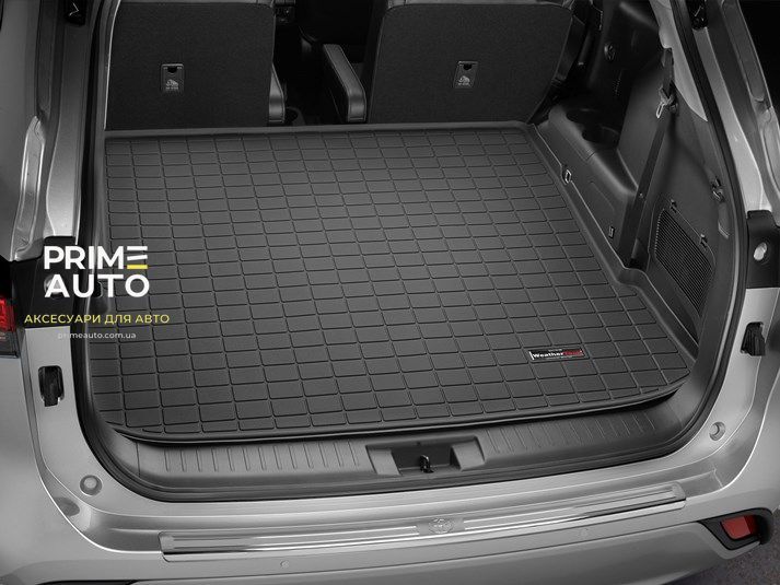 Килим для багажника чорний Toyota Highlander 2020 + WeatherTech 401349 401349 фото