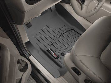 Килими автомобільні 3D Лайнери передні Lincoln Navigator 2003 - 2006 чорний WeatherTech 440291 440291 фото