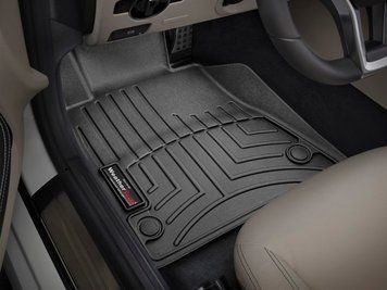 Килими автомобільні 3D Лайнери передні Volkswagen Taos 2022 - 2025 чорний WeatherTech 4416631 4416631 фото