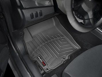 Коврики автомобильные 3D Лайнеры передние Mitsubishi Lancer 2008 - 2017 черный WeatherTech 442231 442231 фото