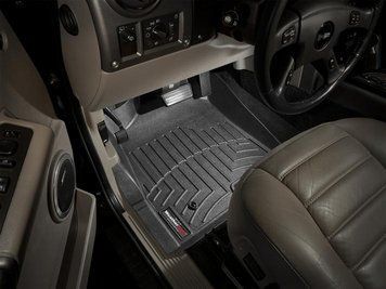 Килими автомобільні 3D Лайнери передні Hummer H2 2003 - 2010 чорний WeatherTech 442841 442841 фото